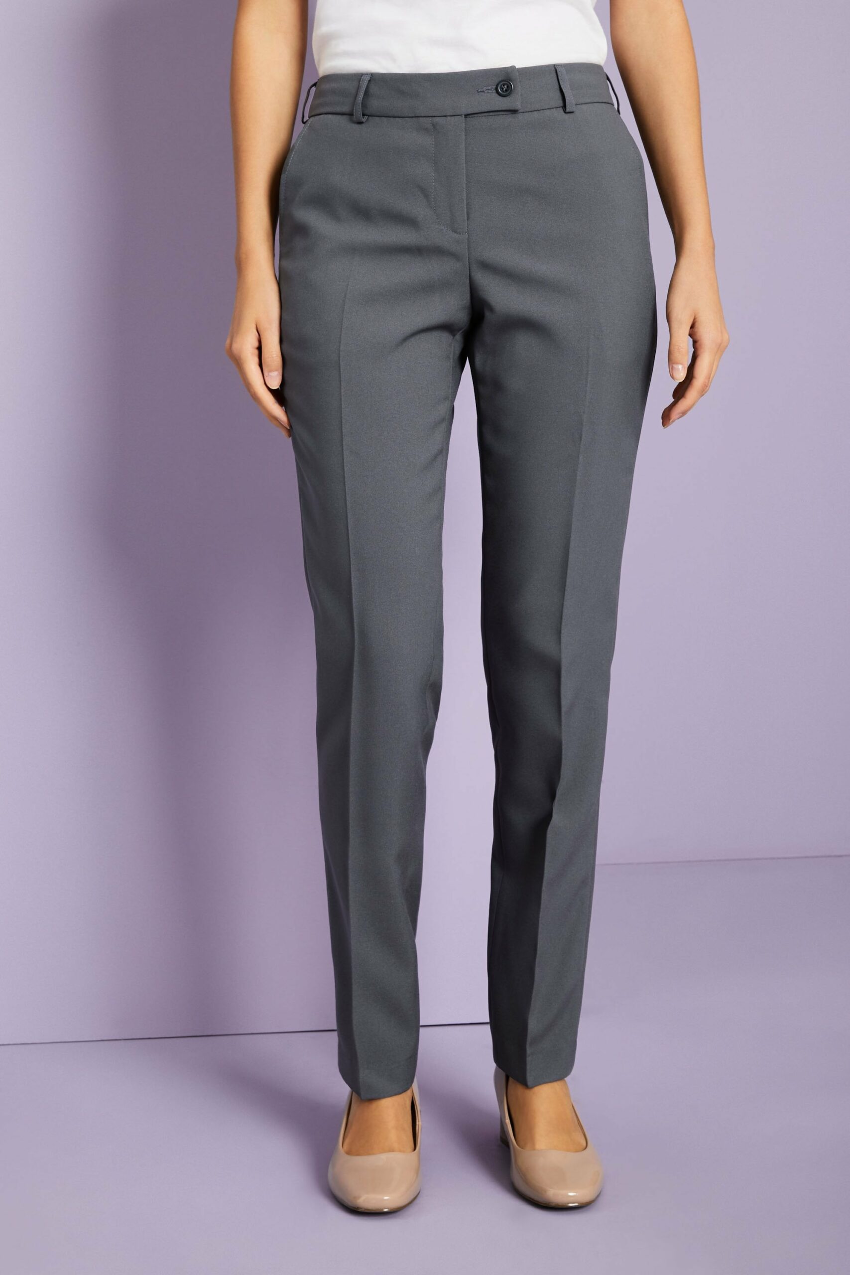 AKRIS sale -AKRIS sale classic womens slim leg trouser grey p250 5629 zoom scaled